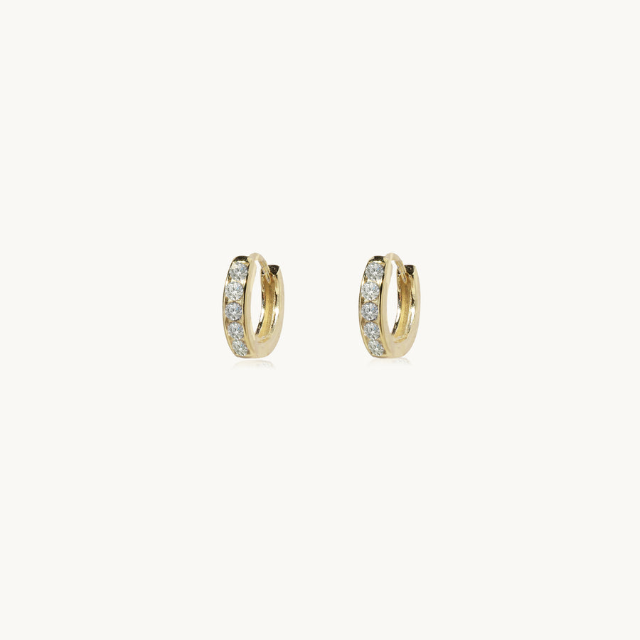 Mastra Gold Huggies Earrings