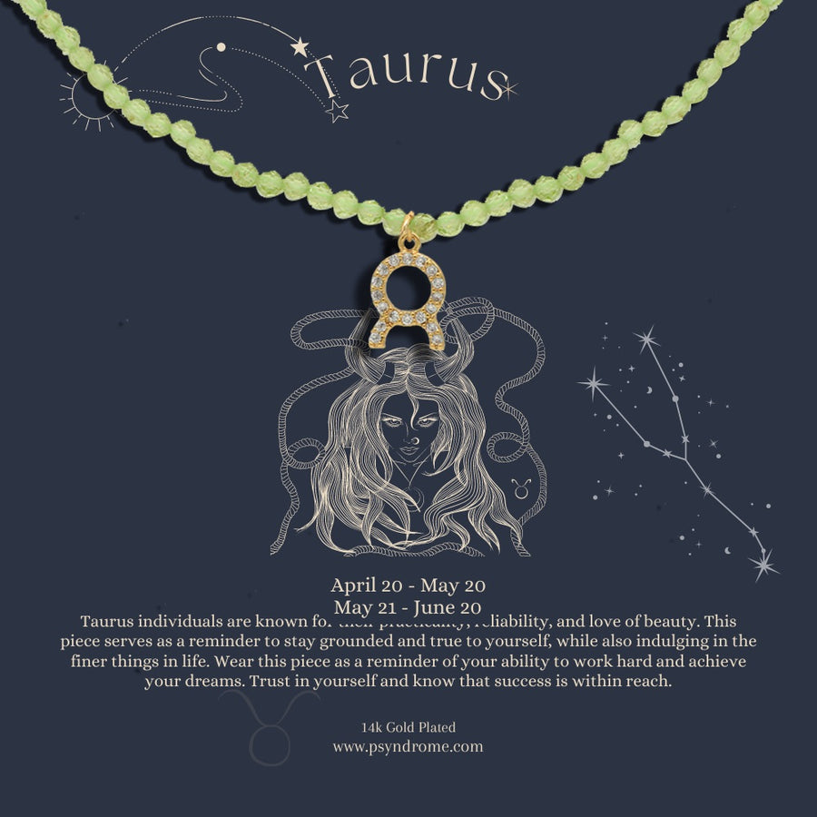 Taurus Zodiac Necklace