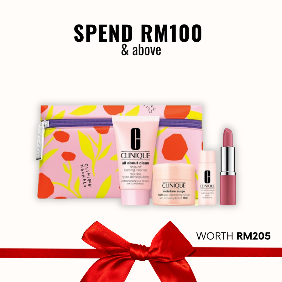 Limited Edition 5-pc Clinique Essentials [FREE GIFT*][only 1 pouch PER ORDER]