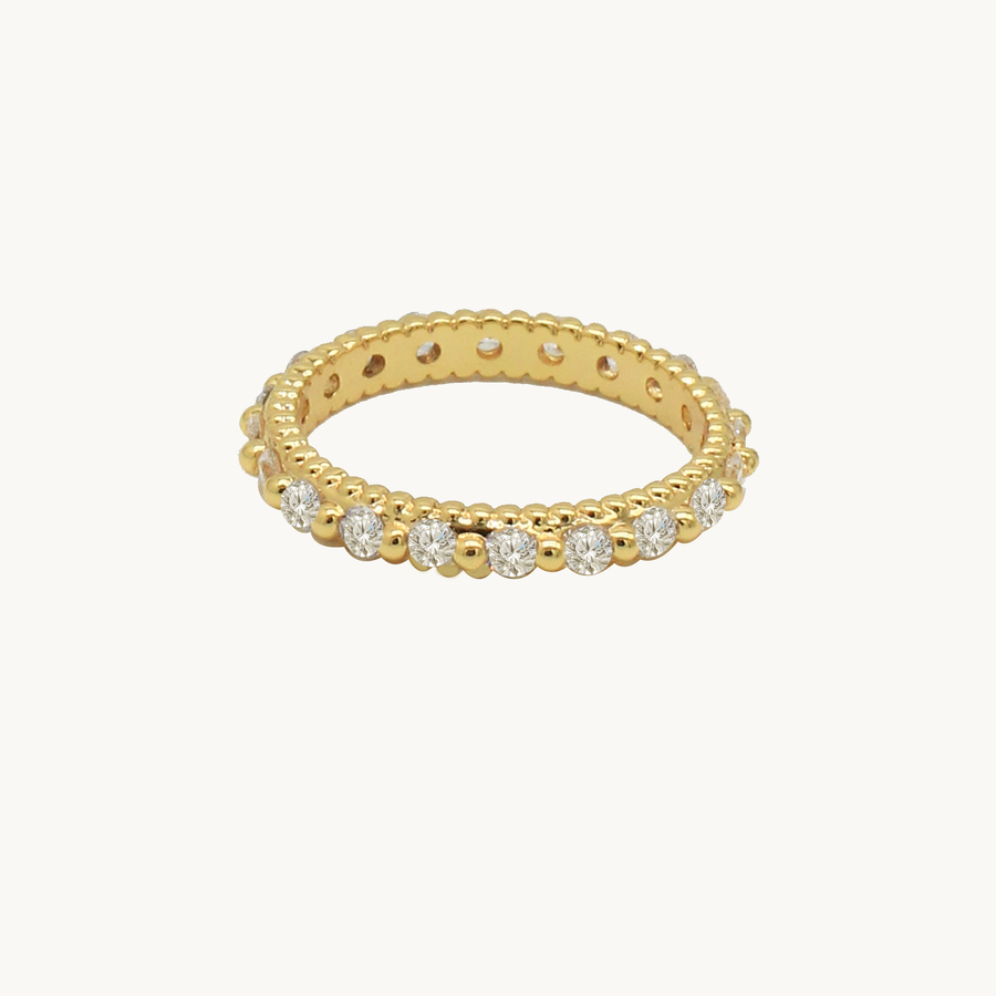 Bahriya Gold Plated Diamond Ring