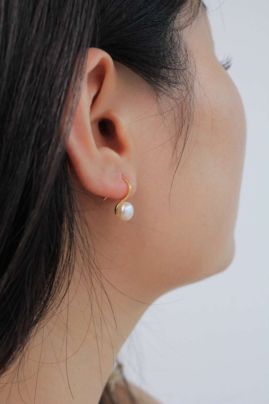 Perrine Pearl Hook Earrings