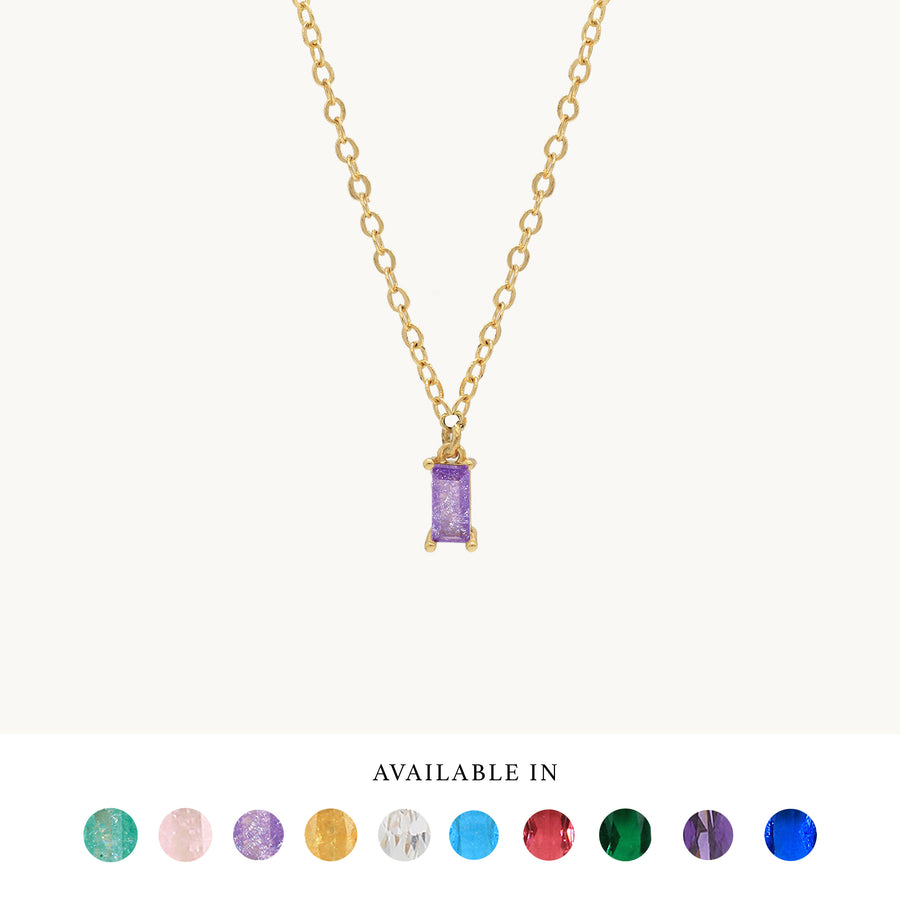 Lilac Gemstone Necklace