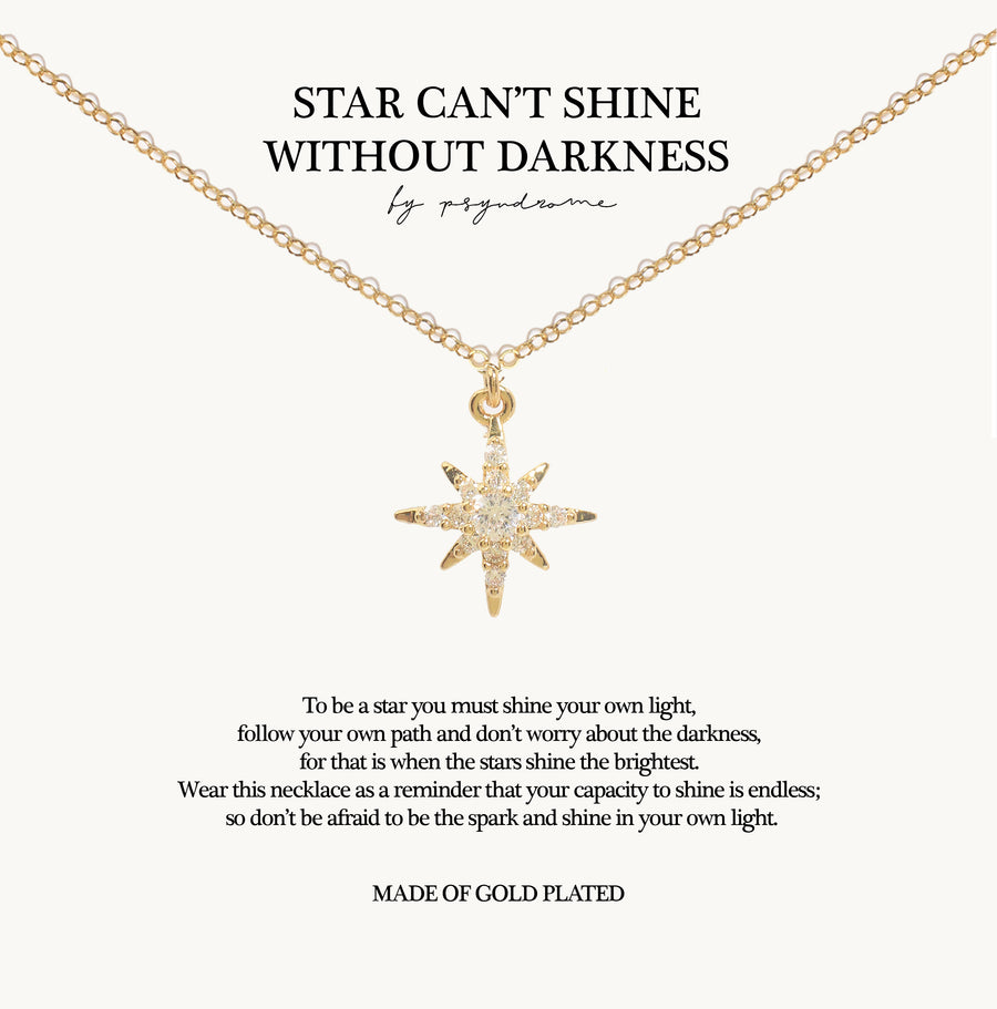 Stars Can't Shine Without Darkness Necklace (Big)