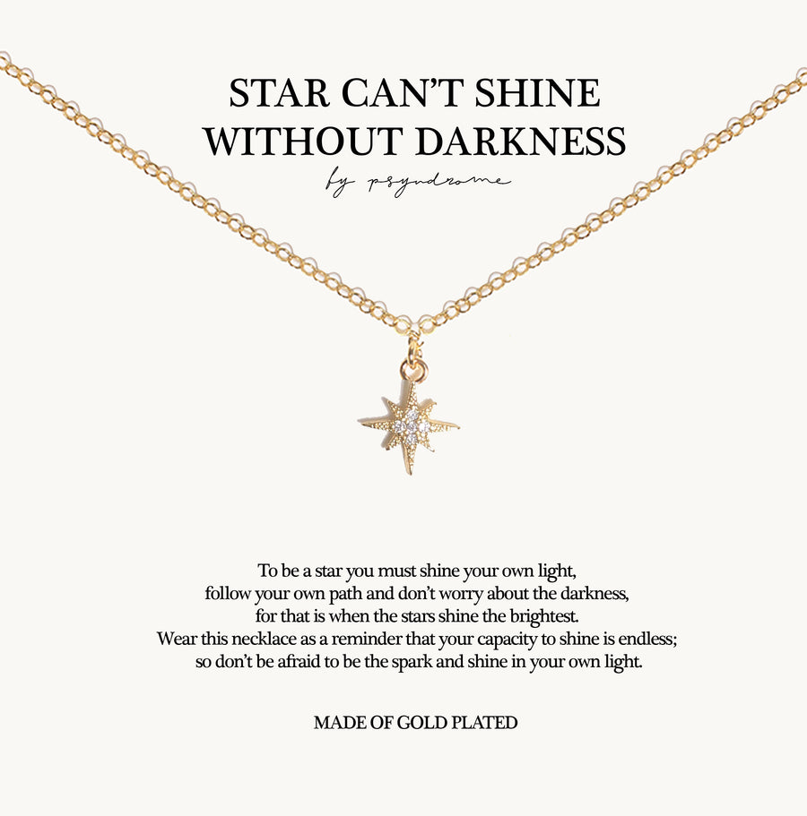 Stars Can't Shine Without Darkness Necklace (Small)