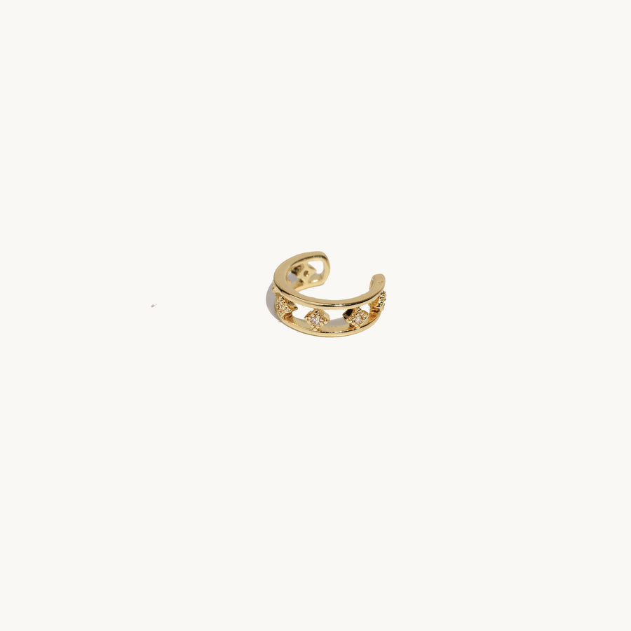 To the Moon and Back Gold Ear Cuff