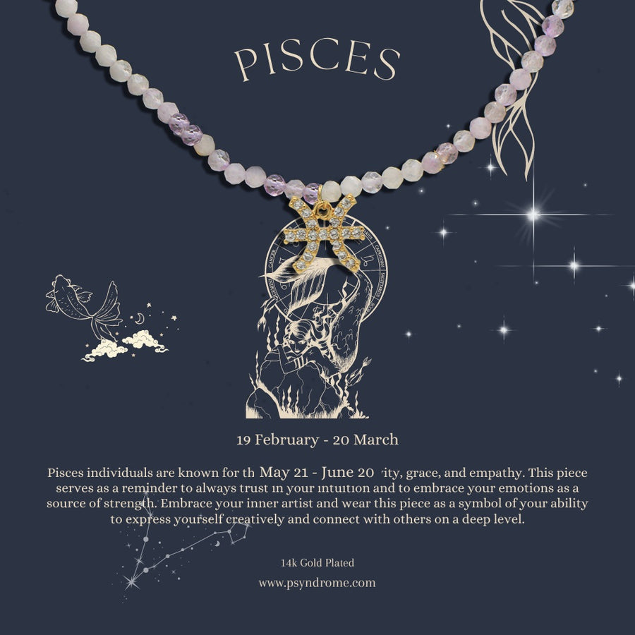 Pisces Zodiac Necklace