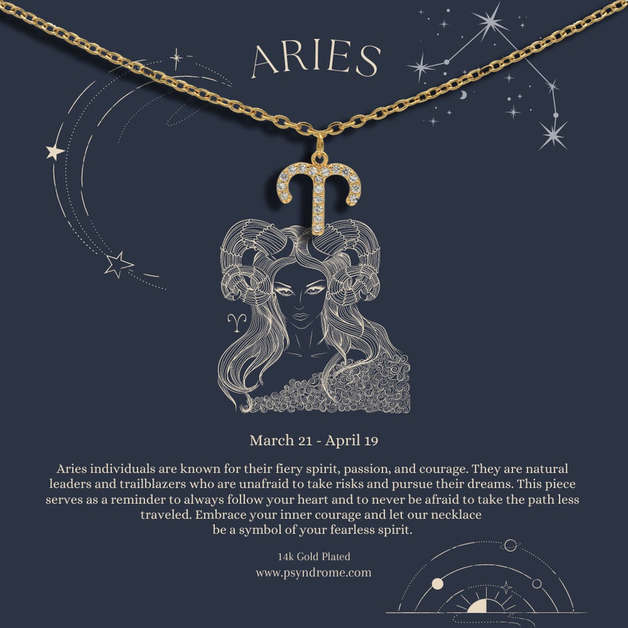 Aries Zodiac Necklace