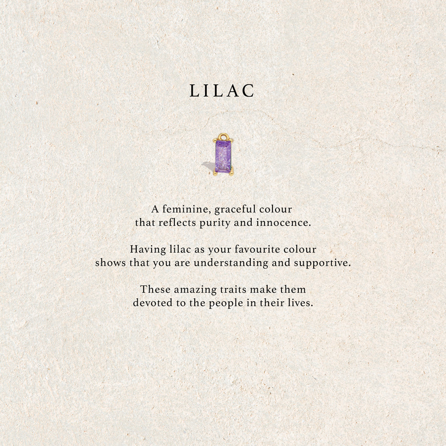 Lilac Gemstone Necklace